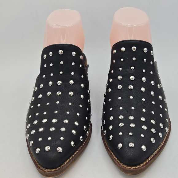 Arider girl Cara studded leather mules size 8 nwt - Picture 4 of 16